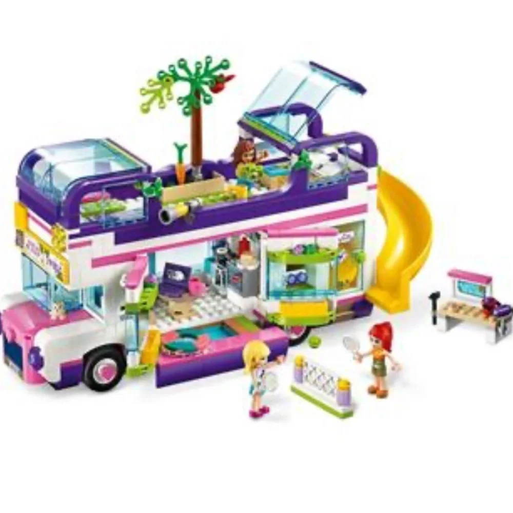Lego friends friendship bus set 41395 new in sealed box 778 pieces retired